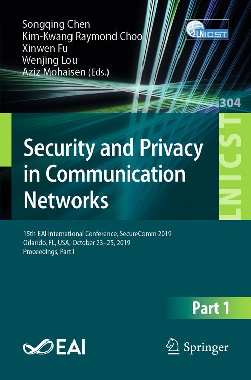 Produktbild: Security and Privacy in Communication Networks
