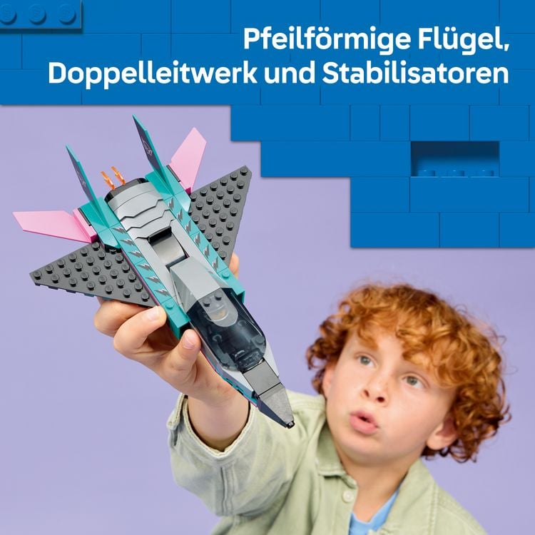 Produktbild: LEGO City 60489 D&uuml;senflieger vs. Rennauto, Spielzeug mit 2 Minifiguren