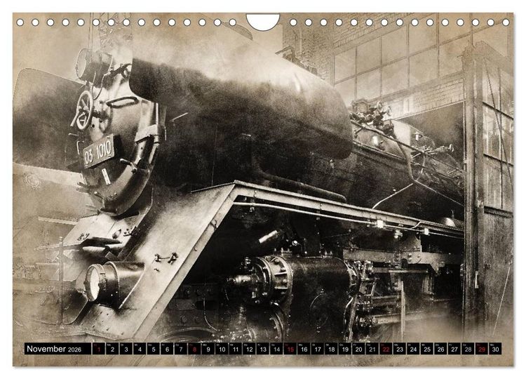 Produktbild: Dampflok Impressionen (Wandkalender 2026 DIN A4 quer), CALVENDO Monatskalender