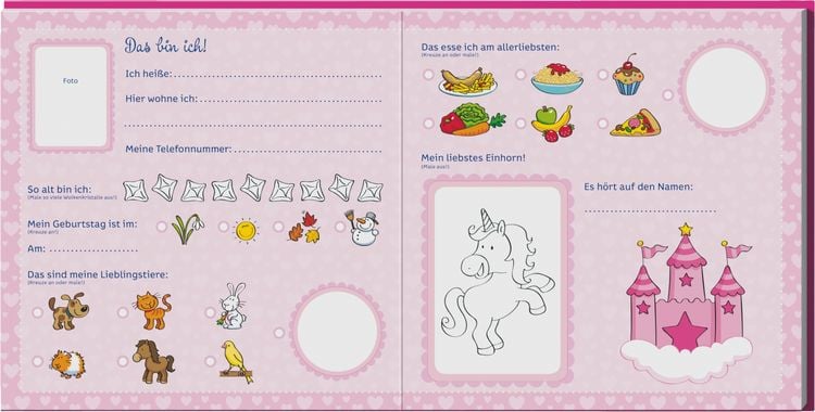 Produktbild: Einhorn Glitzergl&uuml;ck Meine Kindergarten-Freunde