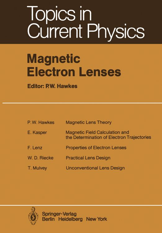 Produktbild: Magnetic Electron Lenses