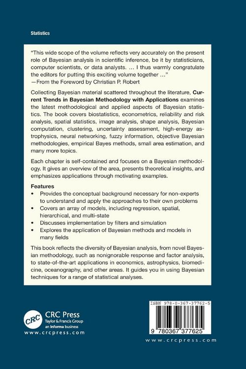 Produktbild: Current Trends in Bayesian Methodology with Applications