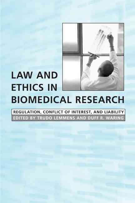 Produktbild: Law and Ethics in Biomedical Research