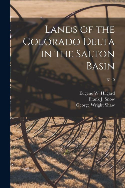 Produktbild: Lands of the Colorado Delta in the Salton Basin; B140