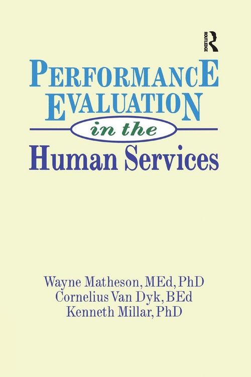 Produktbild: Performance Evaluation in the Human Services