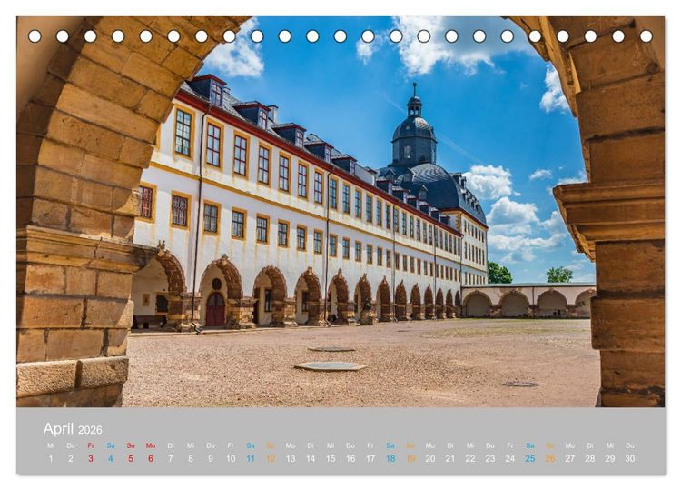 Produktbild: Gotha - zwischen Barock und Renaissance (Tischkalender 2026 DIN A5 quer), CALVENDO Monatskalender