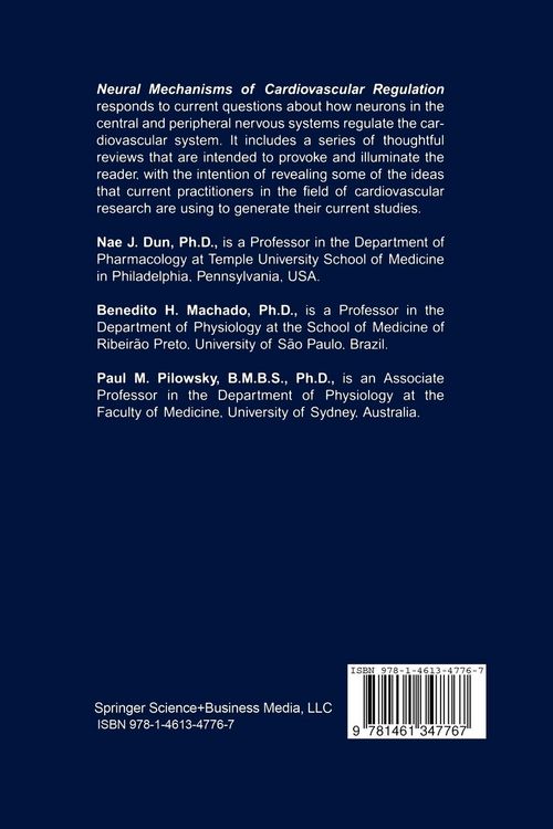 Produktbild: Neural Mechanisms of Cardiovascular Regulation
