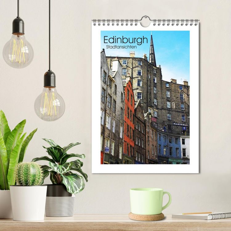 Produktbild: Edinburgh - Stadtansichten (Wandkalender 2026 DIN A4 hoch), CALVENDO Monatskalender