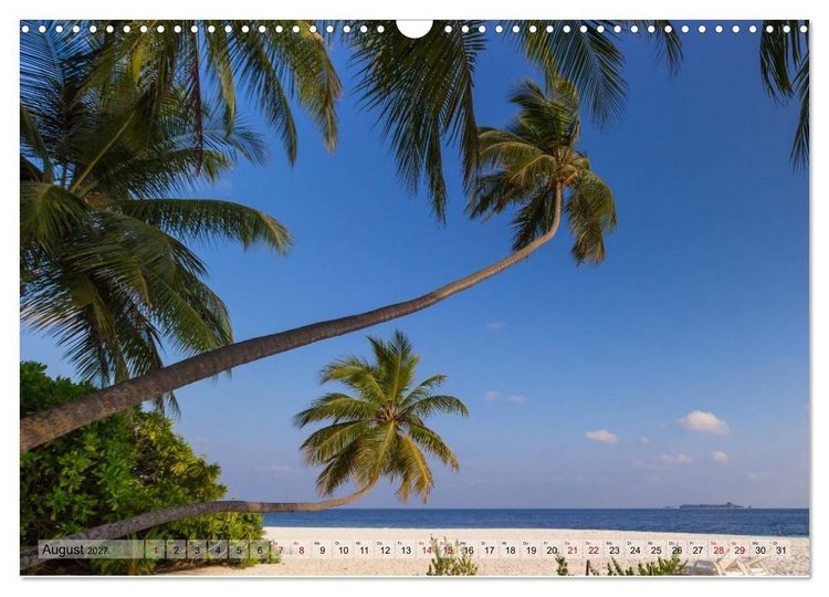 Produktbild: Malediven - Traumhaftes Paradies im Indischen Ozean (Wandkalender 2027 DIN A3 quer), CALVENDO Monatskalender