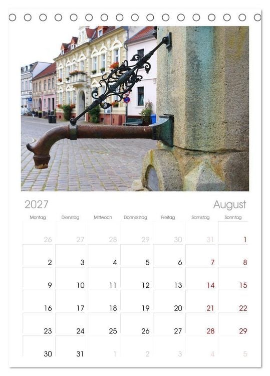 Produktbild: Tischplaner 2027 - Buckow - Perle der M&auml;rkischen Schweiz (A5 Tischkalender zum Aufstellen) CALVENDO