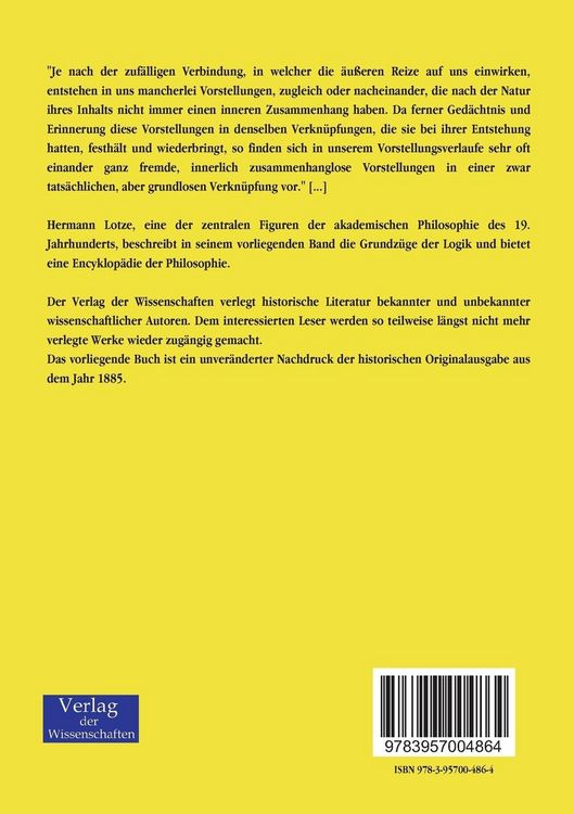 Produktbild: Grundz&uuml;ge der Logik und Encyklop&auml;die der Philosophie