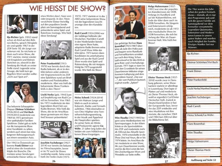 Produktbild: Unsere 70er Jahre - Das R&auml;tselbuch
