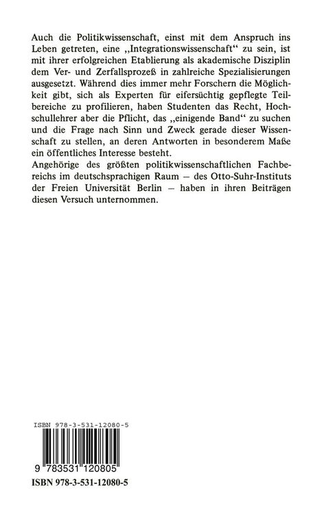 Produktbild: Was hei&szlig;t und zu welchem Ende betreiben wir Politikwissenschaft?