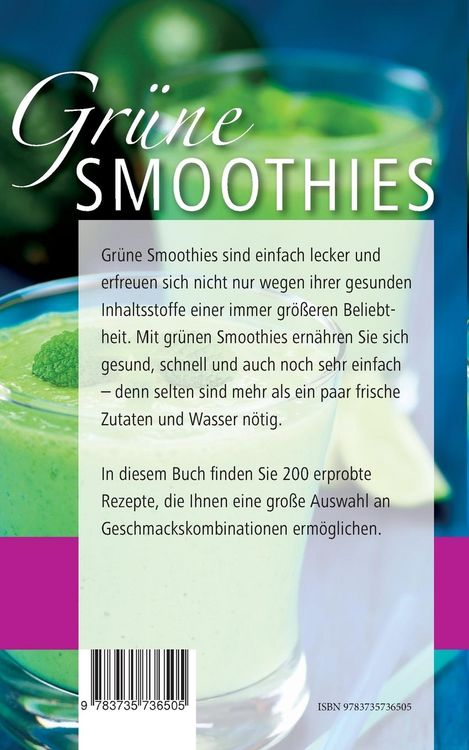 Produktbild: Gr&uuml;ne Smoothies &ndash; 200 Rezepte