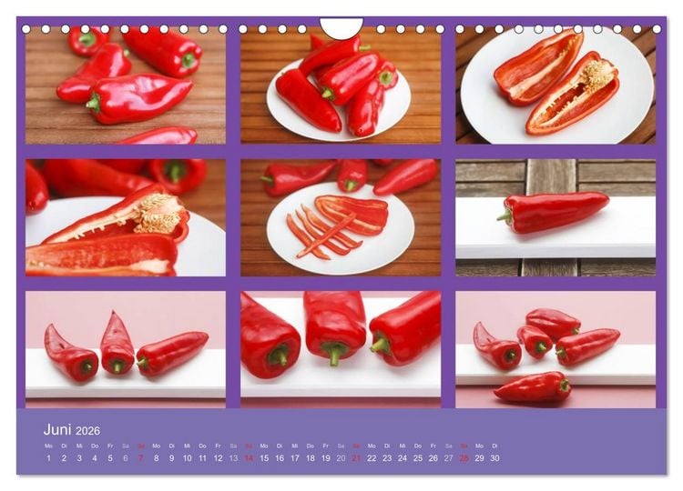 Produktbild: Food (Wandkalender 2026 DIN A4 quer), CALVENDO Monatskalender