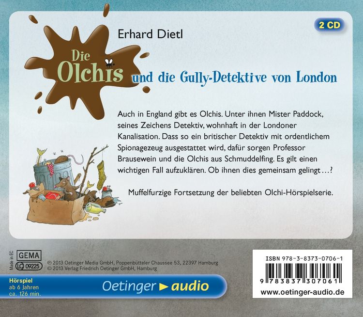 Produktbild: Die Olchis und die Gully-Detektive von London