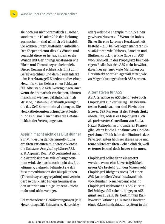 Produktbild: Cholesterin - Endlich Klartext