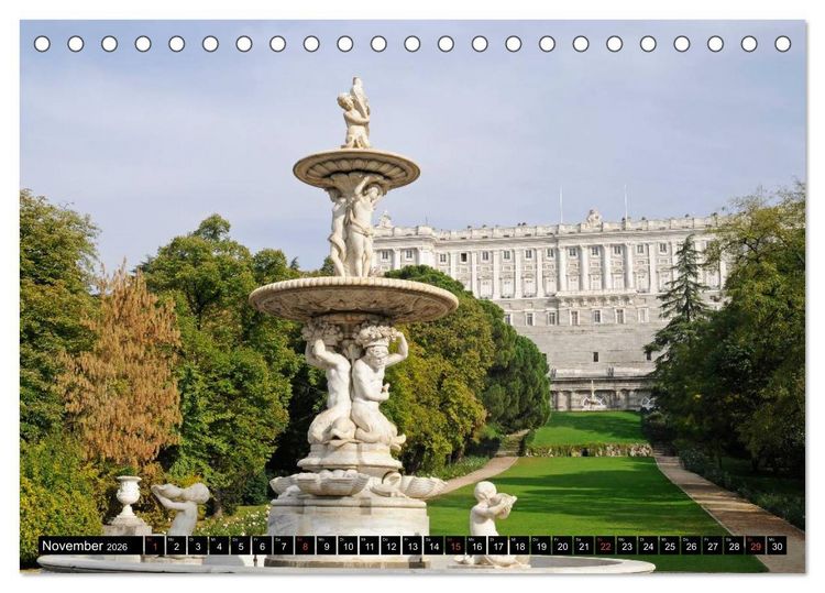 Produktbild: Madrid (Tischkalender 2026 DIN A5 quer), CALVENDO Monatskalender