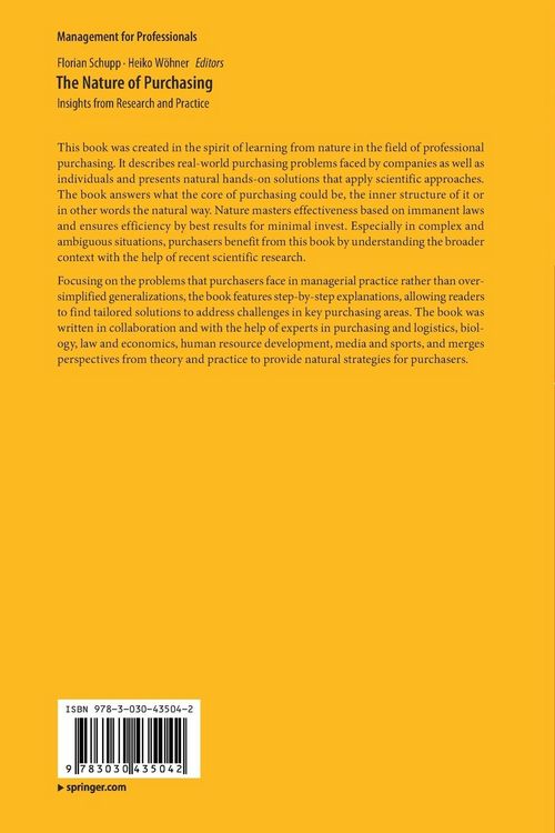 Produktbild: The Nature of Purchasing