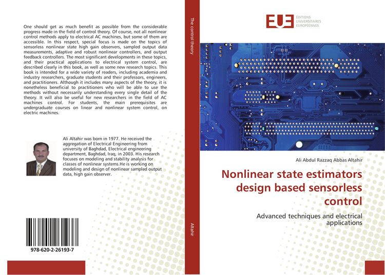 Produktbild: Nonlinear state estimators design based sensorless control