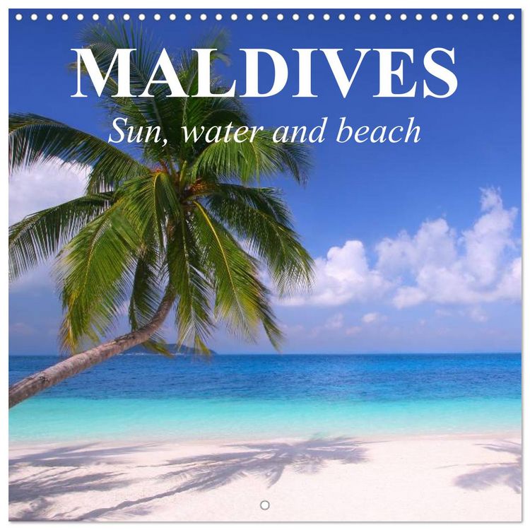 Produktbild: Maldives - Sun, water and beach (Wall Calendar 2026 12 &times; 12 Inch) CALVENDO 12 Month Wall Calendar