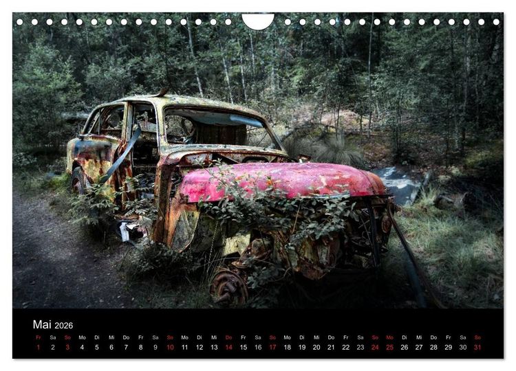 Produktbild: Automobile im Herbst (Wandkalender 2026 DIN A4 quer), CALVENDO Monatskalender
