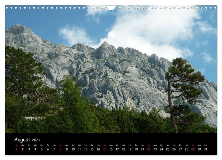 Produktbild: Alpenwelten (Wandkalender 2027 DIN A3 quer), CALVENDO Monatskalender