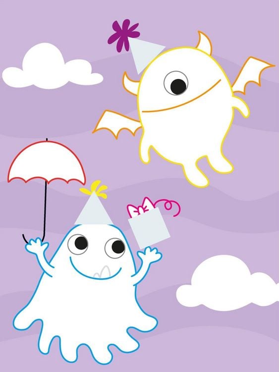 Produktbild: Mein buntes Formen-Stickerbuch: Lustige Monster
