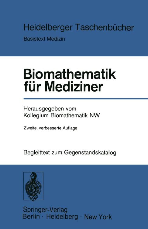 Produktbild: Biomathematik f&uuml;r Mediziner