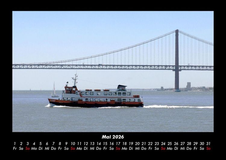 Produktbild: Lissabon 2026 Fotokalender DIN A3