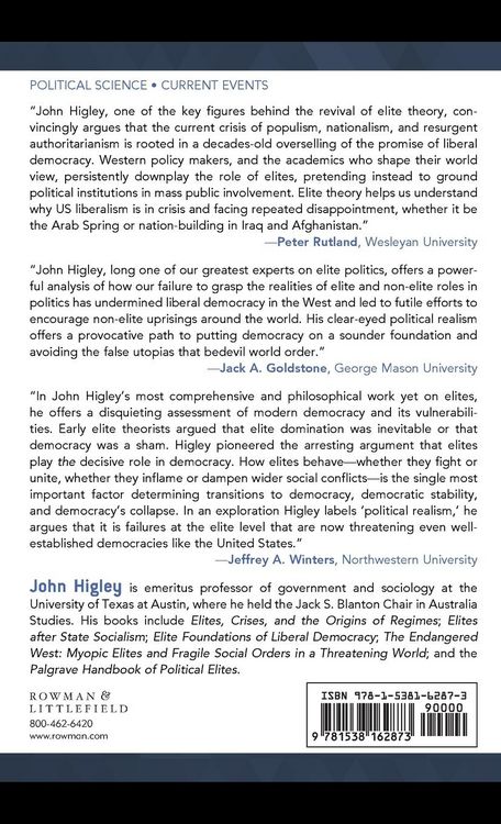Produktbild: Elites, Non-Elites, and Political Realism