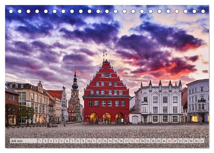 Produktbild: Vorpommern im Fokus (Tischkalender 2026 DIN A5 quer), CALVENDO Monatskalender