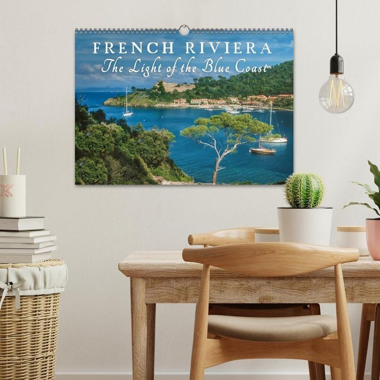 Produktbild: French Riviera The Light of the Blue Coast (Wall Calendar 2026 DIN A3 landscape), CALVENDO 12 Month Wall Calendar
