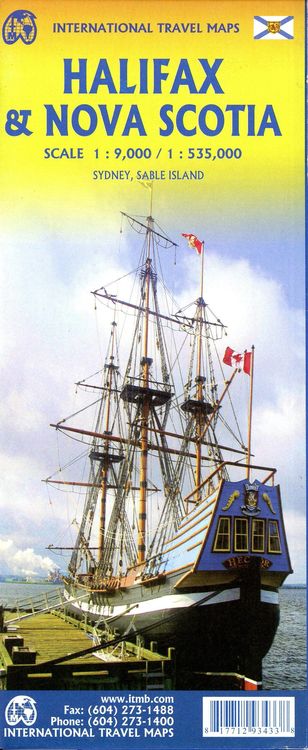 Produktbild: Halifax & Nova Scotia 1:9000