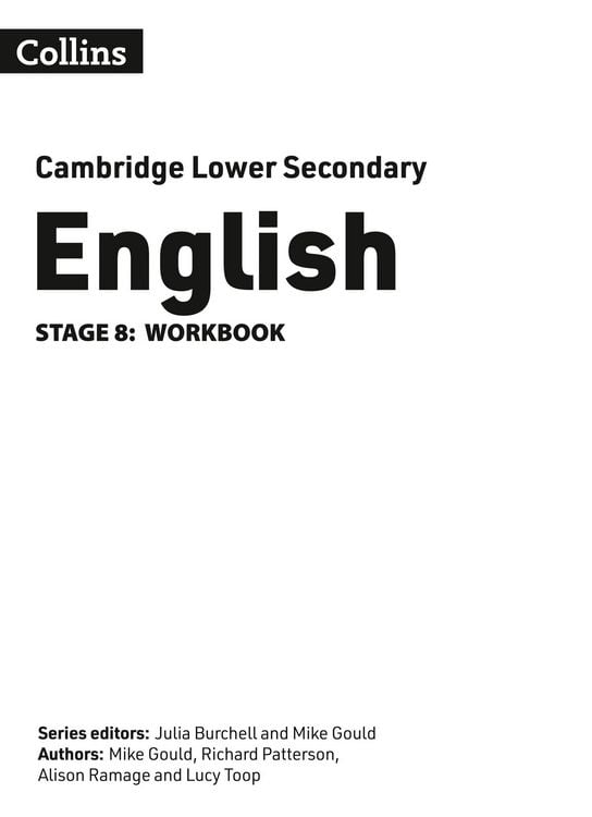 Produktbild: Lower Secondary English Workbook: Stage 8