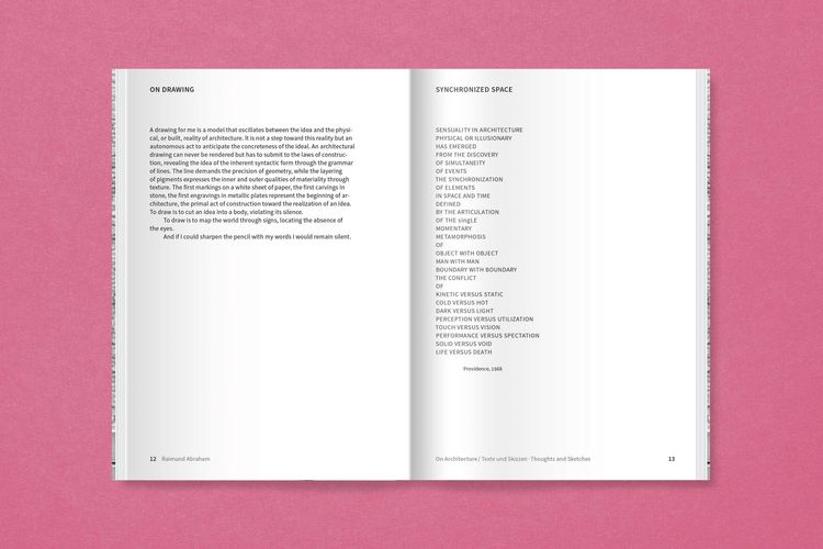 Produktbild: Raimund Abraham: On Architecture