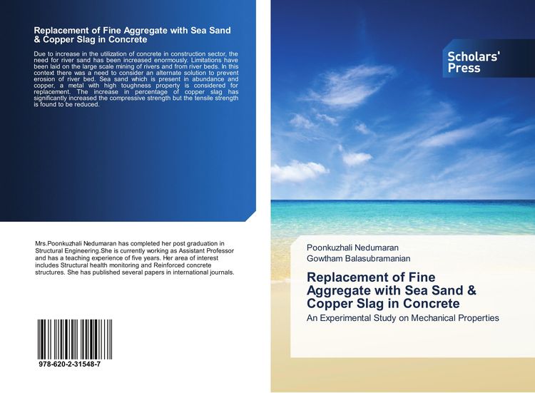 Produktbild: Replacement of Fine Aggregate with Sea Sand & Copper Slag in Concrete