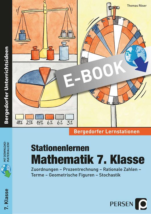 Produktbild: Stationenlernen Mathematik 7. Klasse