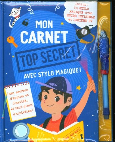 Produktbild: Mon carnet top secret avec stylo magique !