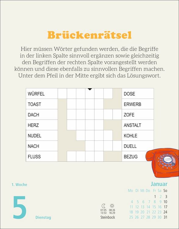 Produktbild: Stefan Heine Rentnerr&auml;tsel Tagesabrei&szlig;kalender 2027