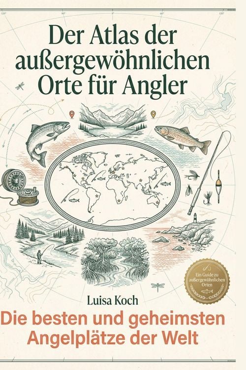 Produktbild: Der Atlas der au&szlig;ergew&ouml;hnlichen Orte f&uuml;r Angler
