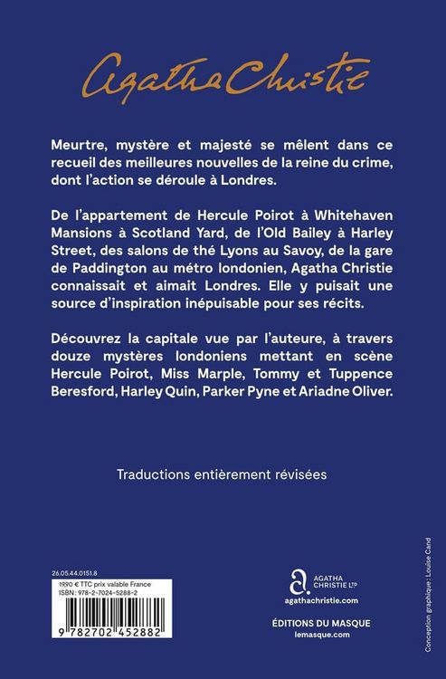 Produktbild: Agatha &agrave; Londres : 12 enqu&ecirc;tes dans la capitale