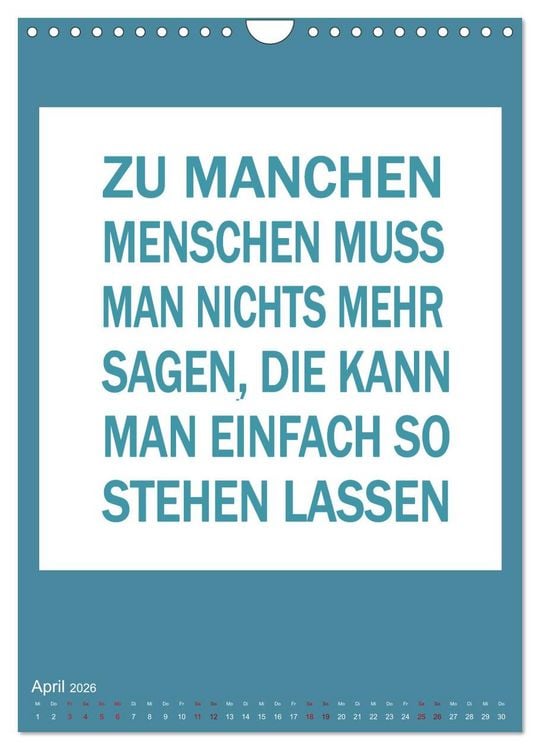 Produktbild: Memo an mich (Wandkalender 2026 DIN A4 hoch), CALVENDO Monatskalender