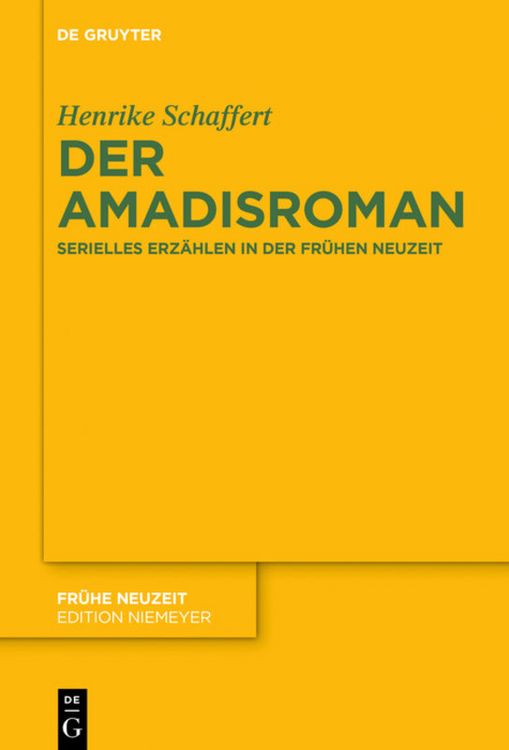 Produktbild: Der Amadisroman