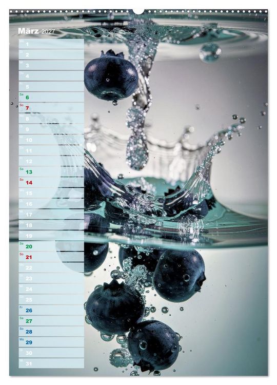 Produktbild: Erfrischendes Obst (Wandkalender 2027 DIN A2 hoch), CALVENDO Monatskalender