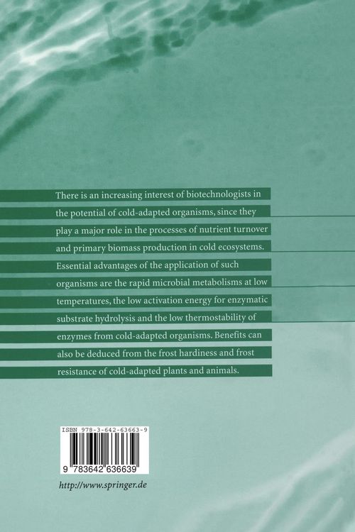 Produktbild: Biotechnological Applications of Cold-Adapted Organisms
