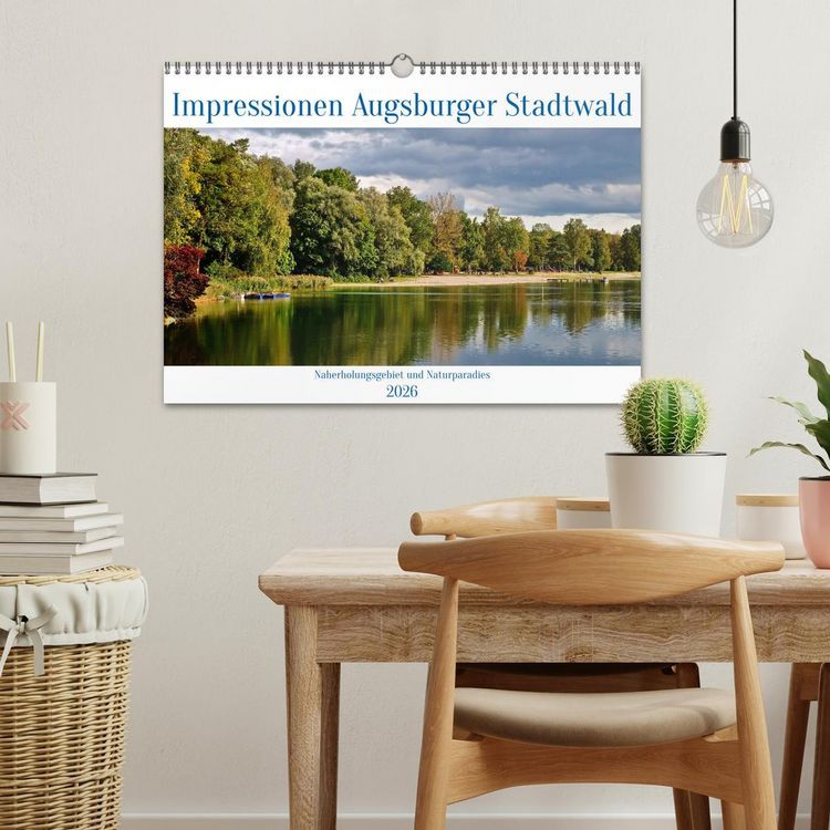 Produktbild: Impressionen Augsburger Stadtwald (Wandkalender 2026 DIN A3 quer), CALVENDO Monatskalender