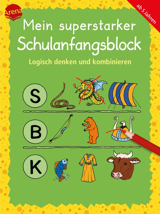 Produktbild: Mein superstarker Schulanfangsblock. Logisch denken und kombinieren