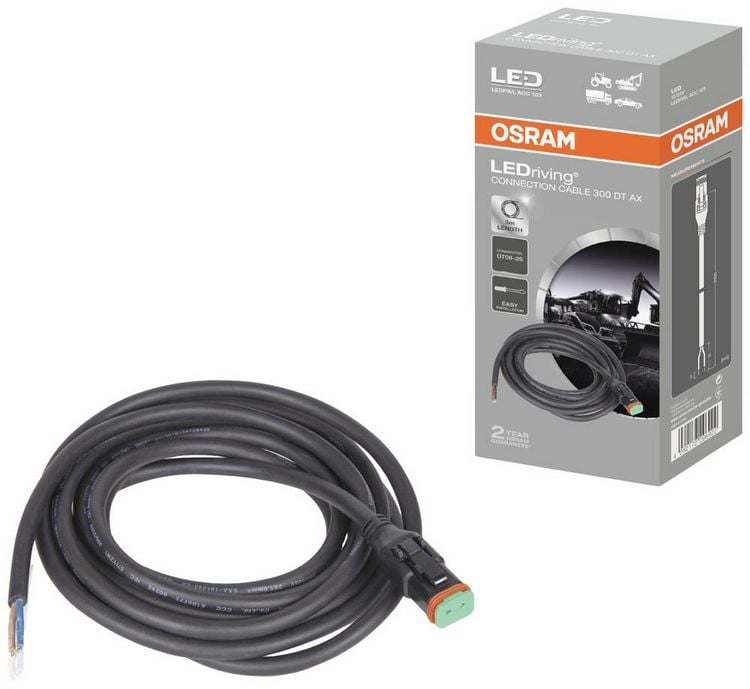 Produktbild: Osram Automotive Kabel LEDriving&reg; Connection Cable 300 DT AX LEDPWL ACC 103 (B x H x T) 30 x 0.5 x 3000 mm