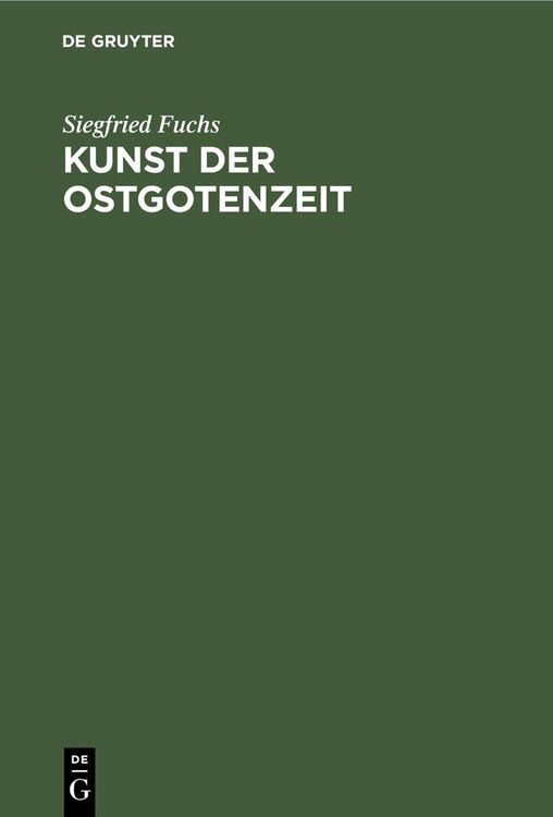 Produktbild: Kunst der Ostgotenzeit
